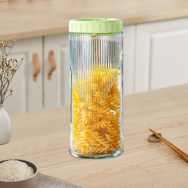Stackable Paw Glass Jars Wetproof Sealed Glass Storage Jar Kitchen Snacks Dried Fruit Food Storage Jar Transparent Portioning With Lid Storage Jar