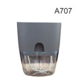 thumbnail image 2 of Plant Pot Cover Indoor Plastic Rattan Flower Cover Round Modern Decor Planter Garden Planter, 2 of 7