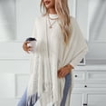 thumbnail image 3 of Cameland Fall Women's Shawl Wrap Poncho Ruana Cape, Cardigan Sweater Open-Front for Spring Fall Winter, 3 of 5