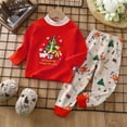 thumbnail image 5 of Kcodviy Automne Noël Ensemble de Pyjamas pour Enfants Bébé Chaud Garçons et Pyjamas Garçon Fille Filles Pyjamas à Manches Longues, 5 of 5