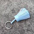 thumbnail image 3 of Keychain Decorative Keyring Leather Pendant Tassel Handmade Handicraft Key Chain Hanging Decoration Holder Purse Wallet Orange, 3 of 6