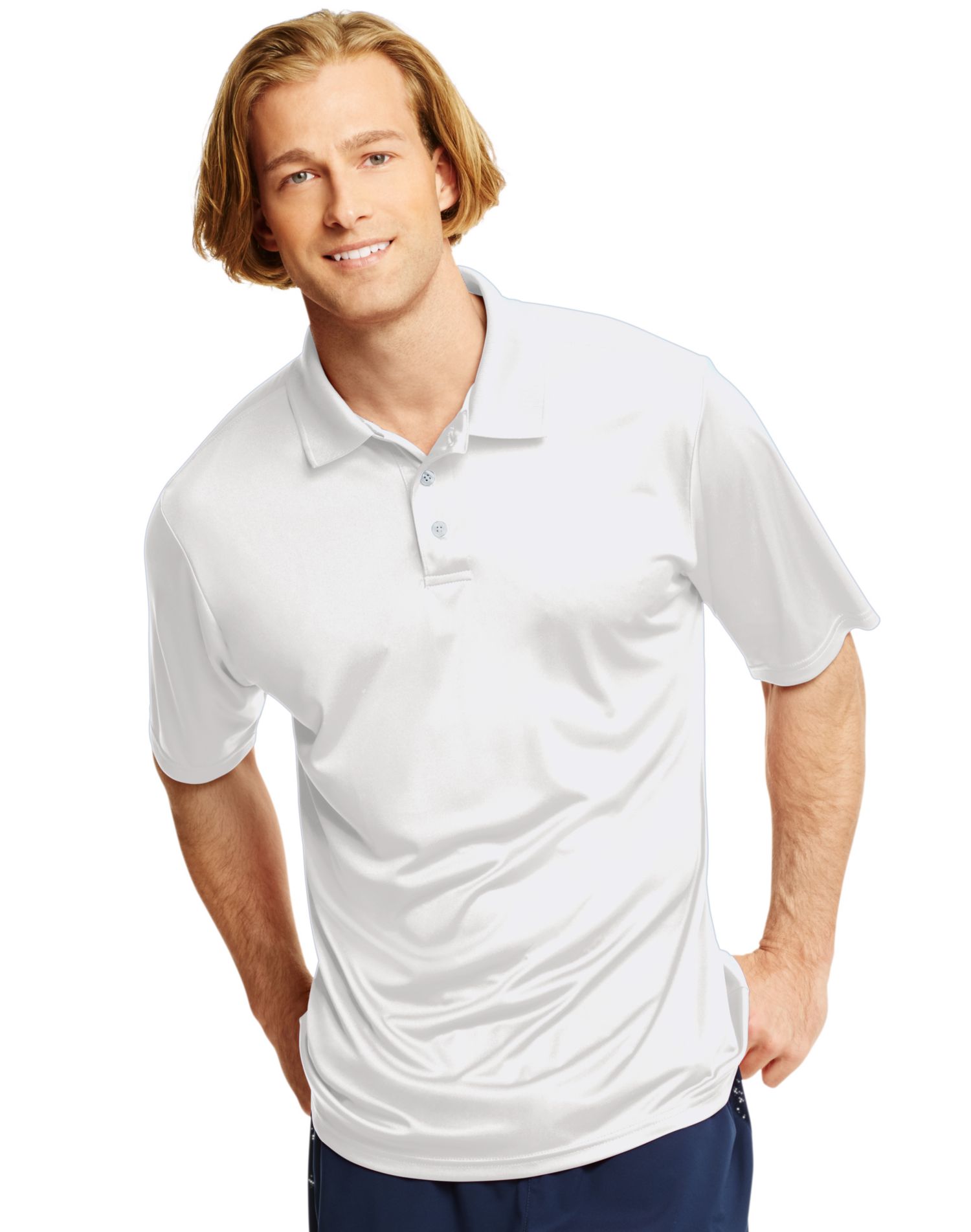Hanes Cool DRI Chandail en Molleton de Sport pour Hommes, P, Blanc