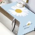 thumbnail image 4 of Microwave Cover Cloth Oven Cover Cloth Oven Cover Oven Dust Cover Microwave Parts Accessories Microwave Cover Cloth Oven Cute  Shiled Universal Oil Proof Nordic Style Simple Parts, 4 of 5