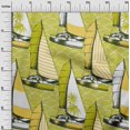 thumbnail image 3 of oneOone Velvet Lime Green Fabric Nautical Fabric For Sewing Printed Craft Fabric By The Yard 58 Inch Wide, 3 of 5