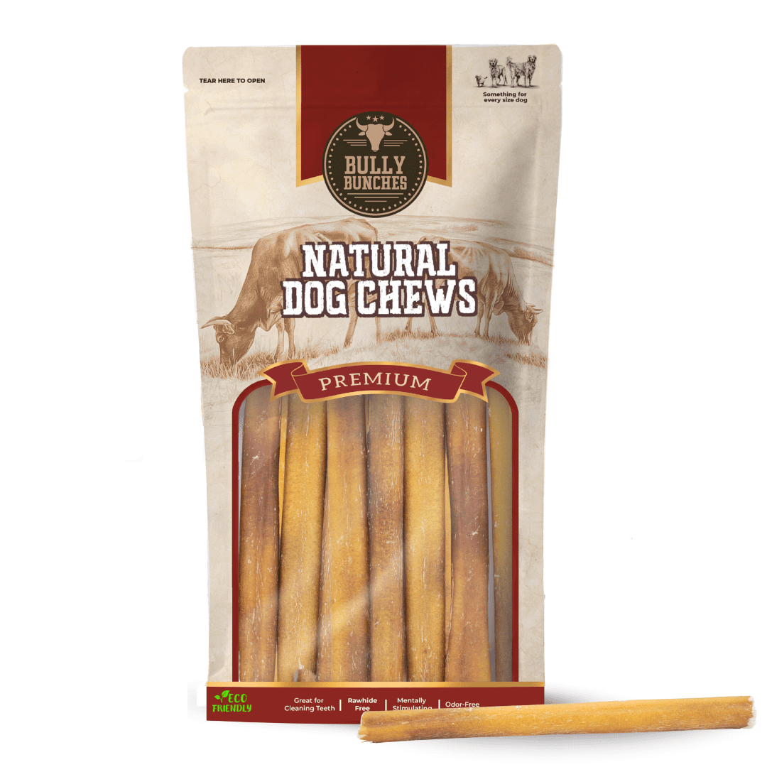 Bully Bunches 6" Standard Bully Sticks Odour Free All Natural Dog Chews 20 Pack