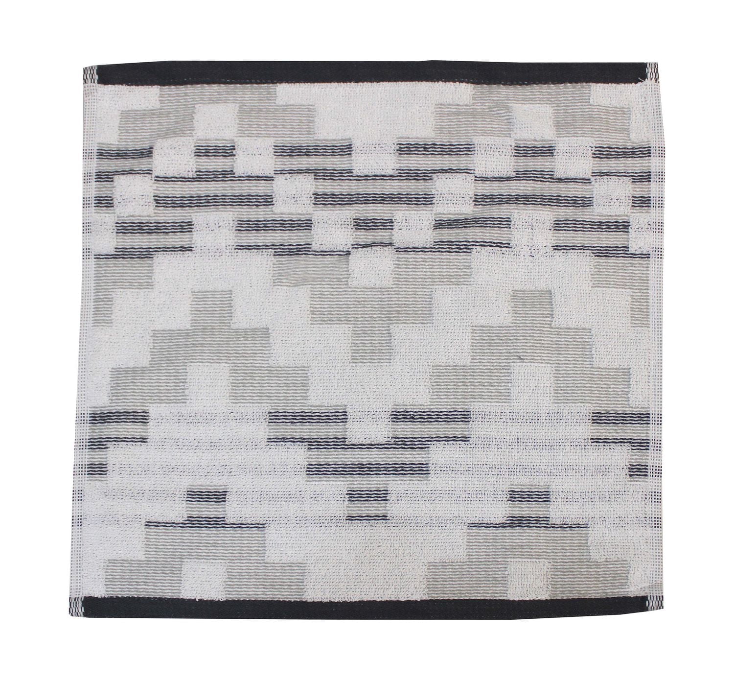 Hometrends Fashion Washcloth, Grey, 1 Piece