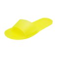 thumbnail image 1 of Womens Slide Sandals Flat Jelly Transparent Multicoloured Colorful Open Toe Non Slip Lightweight Breathable Indoor Outdoor Beach Slippers Yellow, 1 of 8