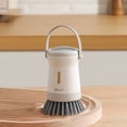 thumbnail image 3 of Product Category Cleaning Brush 2 Pot Cleaning Brush Dish Scrubber Brush with Soap Dispenser Suspension Storage Design for Kitchen Washing Tools Stoves Ranges Hoods, 3 of 6