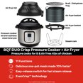 thumbnail image 2 of Instant Pot Multicuiseur 8QT Crisp™ + Friteuse à air, 2 of 7