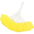 thumbnail image 1 of joycraft 200PCS Price Tags, 45mm x 35mm Price Tags with String Attached, Yellow Merchandise Hanging Labels, Writable Marking Tags for Jewelry, Clothing and Gift Tags, 1 of 13