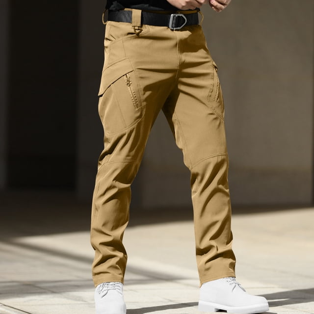 Weiqiqre Cargo Pants for Men Tactical Pants, Ripstop Water Resistant Cargo Work Pants for Men, Stretch Hiking Pants Lightweight
