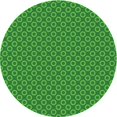 thumbnail image 1 of Ahgly Company Machine Washable Indoor Round Transitional Green Area Rugs, 7' Round, 1 of 7