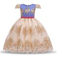 thumbnail image 1 of Robes de Demoiselles d'Honneur pour Filles Tout-Petits Princesse Robe de Fête de Mariage, 1 of 6