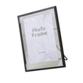 thumbnail image 1 of serony Creative Nordic Metal Glass Photo Frame Crafts Home Desktop Bedroom Decors L Black, 1 of 9