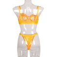 thumbnail image 2 of 2Pcs Lace Hot Underwear Set Bra Underpant Gift for Women, 2 of 7