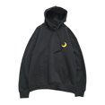 thumbnail image 2 of serony Haut à Manches Longues à Capuche Imprimé Spring Hoodie Hommes Femmes, Noir, 2 of 8