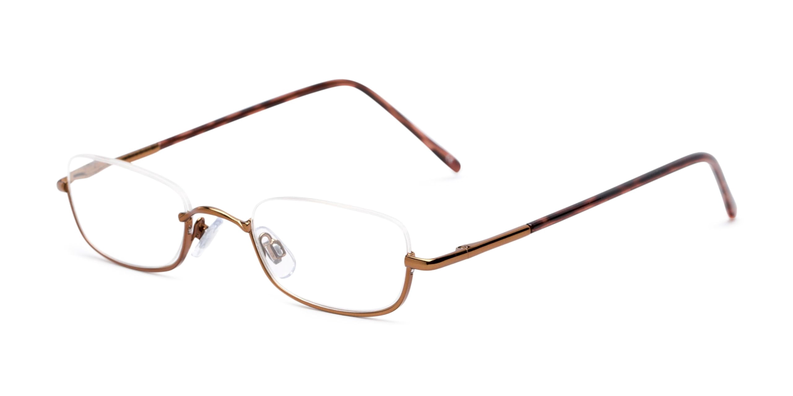 Readers.com Reading Glasses: The Magnum, Metal rectangle Style for Men and Women