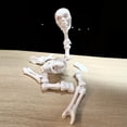 thumbnail image 3 of XDGJTBFMY Mini Skeleton Figures,13CM Skeleton Toy Action Figure,Multi-Jointed Movable Skeleton Decor,Human Bones for Accessories Party Favors, 3 of 8