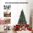 thumbnail image 4 of CNKOO Christmas Tree Tinsel Halloween Tree Decor with Lights Christmas Tree Battery Operated Pop Up Artificial Tree Indoor Outdoor Decorations, 4 of 7