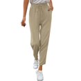 thumbnail image 3 of Women Pants Bell Bottoms Multi Colored Slim Trousers Ladies Work Leggings, 3 of 8