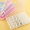 thumbnail image 2 of 5D Jewelry Box Organizer Box Storage Case Diy  Painting Drill Rhinestone Bead 56 Grid Transparent Container, 2 of 9