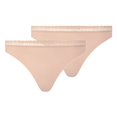 thumbnail image 1 of Chantelle String pour Femmes, Lot de 2 - Chic Douillet, invisible, Respirant, Nude P (Petit), 1 of 7