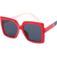 thumbnail image 1 of Large Frame Men and Women Box Sunglasses Street Shooting Outdoor Sunshade Vacation (Color : E, Size : Medium), 1 of 5