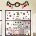 thumbnail image 3 of Christmas Wall Sticker Decoration With Wreath Design For Home Holiday Decor 10 in Diameter Removable Vinyl Adhesive, 3 of 5