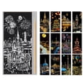 thumbnail image 2 of SASHENHG Scratchboard Crafts For Kids And Adults Paper Colorful Engraving Painting Scenario Set 12 Sheets With 1 Tool, 2 of 6