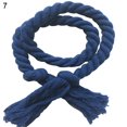 thumbnail image 1 of 2Pcs Couleur Unie Tissage Coton Corde Rideau Tieback Titulaire Décoration de la Maison, 1 of 8