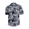 thumbnail image 4 of Mens Hawaiian Print Lapel Short Sleeve Shirt, 4 of 9