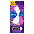 thumbnail image 3 of Always Radiant with FlexFoam Pads, Size 5, Extra Heavy Overnight, with Wings, Light Clean Scent, 3 of 17