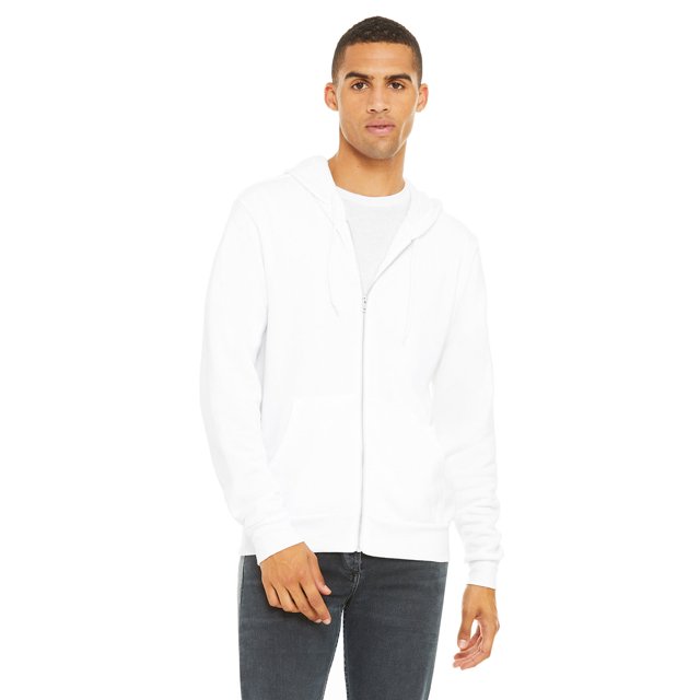 Bella + Canvas Unisex Sponge Fleece Full-Zip Hooded Sweatshirt