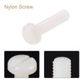 thumbnail image 4 of Unique Bargains M3 x 12mm Nylon Machine Screws, Pan Head Slotted Screw Fasteners, 40 Pack, 4 of 4
