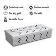 thumbnail image 4 of Panier de Gril BBQ en Acier Inoxydable, Baril Rond à Rouler en Maille pour Grils au Charbon et au Gaz 22 cm x 10 cm x 10 cm, Réutilisable pour la Cuisson d'Aliments Fumés, 4 of 6