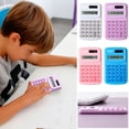 thumbnail image 1 of Werulen 4 Pcs Mini Portable Scientific Calculator, Calculatrice de Base pour la Comptabilité, Outil de Math de Bureau Compact pour Étudiants, Calculatrice à Affichage 8 Chiffres, Calculatrice de Petite Poche, 1 of 9