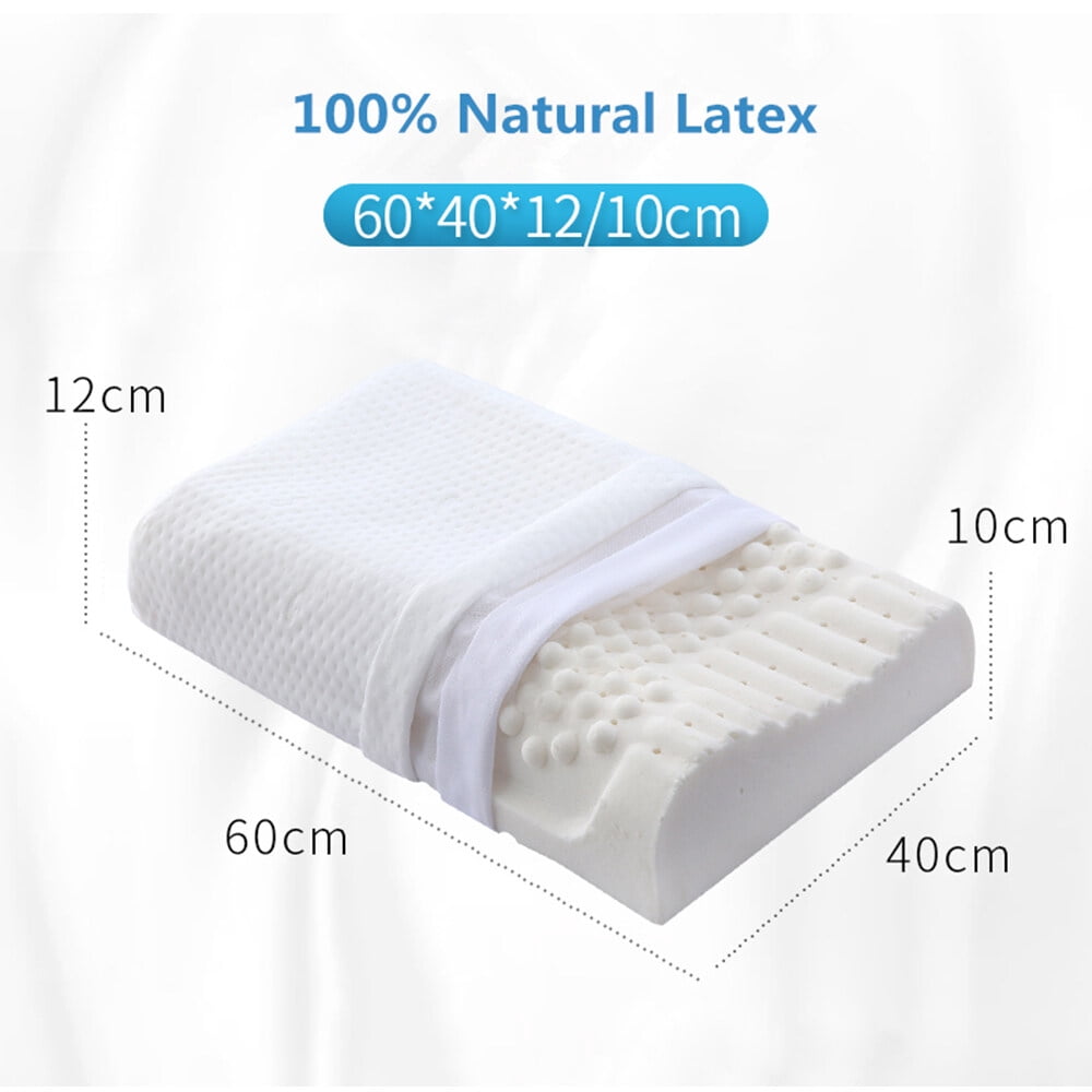Amdohai Orthopedic Pillow Massage Latex Pillow for Sleeping Neck Pain Relief Cervical Bed Pillow