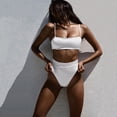 thumbnail image 1 of Women's Bikini High Waisted Tummy Control Two Piece Swimsuit Sling Swimwear, 1 of 5