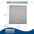 thumbnail image 5 of Broan-Nutone BPQTAF Aluminum Ducted QT Range Hood Filter, 5 of 5