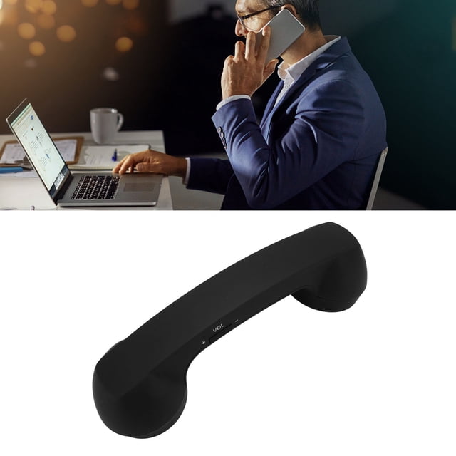 Retro Phone Handset, Vintage Retro Telephone Handset, Radiation Proof Cell Phone Handset Receiver, for Cell Phones