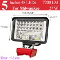 thumbnail image 1 of Power Tool Parts For M18 LED Work Lights Flashlights Electric Torch Spotlight USB Power Bank For Mil*wau*kee 18V Li-ion Battery, 1 of 7