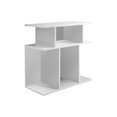 thumbnail image 1 of 0" Cappuccino Contemporain, Table d'Accent Doré, 1 of 1