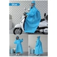 thumbnail image 4 of Agiferg Long Transparent Hommes Femmes Veste à Capuche Imperméable Imperméable Manteau de Pluie, 4 of 4