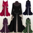 thumbnail image 2 of UPPADA Liquidation Robes de Cocktail Grande Taille Robe Formelle pour Femmes Robe de Soirée Robe Vintage Élégante Robes à Manches Évasées Grande Taille Tenue Or rose pour Femmes, 2 of 3