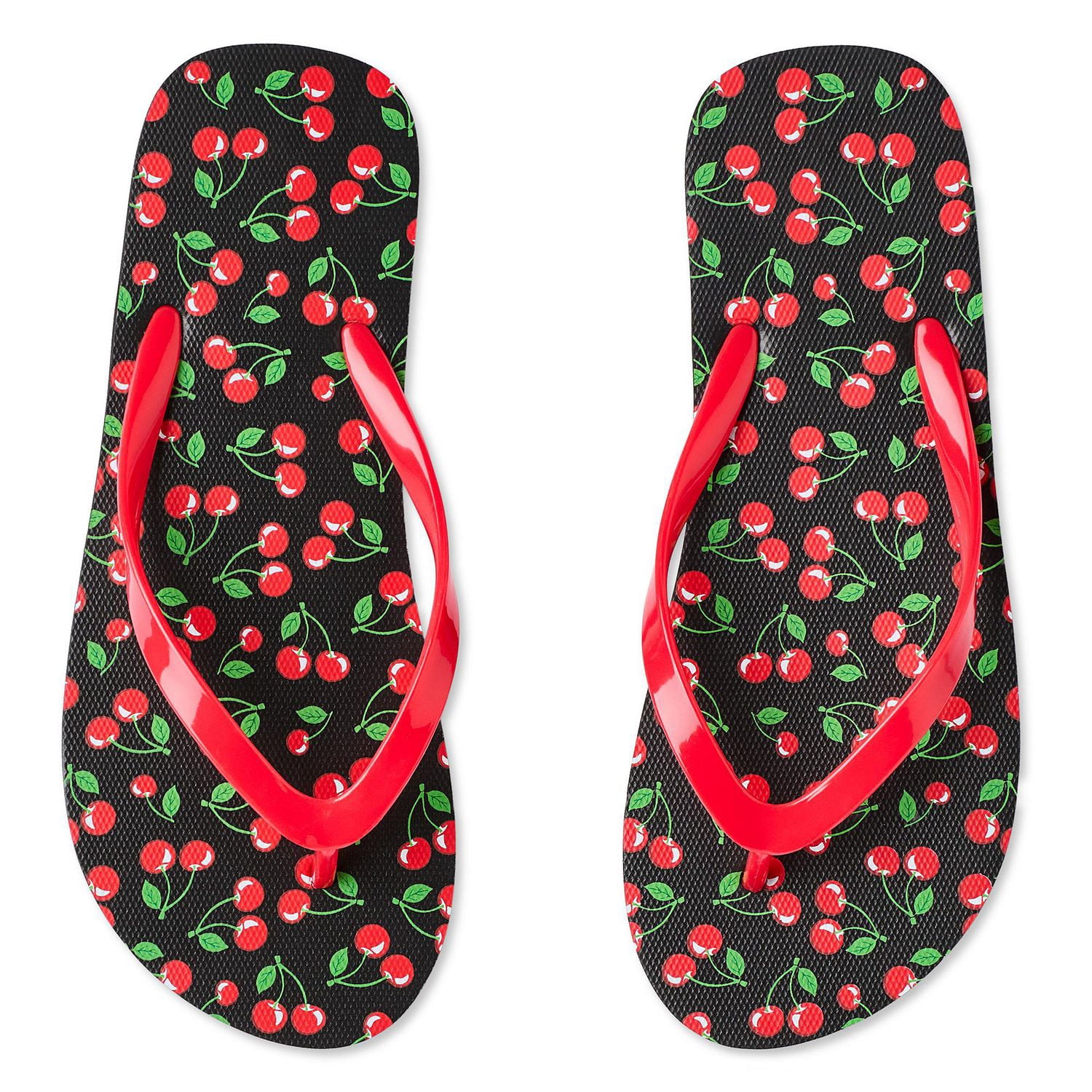 Time and Tru Women's Printed Flip Flops