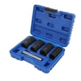 thumbnail image 4 of Nut  Remover Set,  Nut Extractor Set 17mm 19mm 21mm 22mm 1/2in Drive 5pcs  For Building For Industrial For Auto, 4 of 8