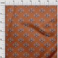 thumbnail image 2 of oneOone Cotton Poplin Fabric Animal Face Block Printed Fabric 1 Yard 42 Inch Wide, 2 of 4