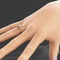 thumbnail image 4 of Ring Hollow out Designed Butterfly Shape Women Ladies Engagement Rings Jewelry for Club, 4 of 7