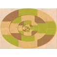 thumbnail image 1 of Ahgly Tapis Rectangulaire Lavable en Machine Intérieur Caramel Brun, 7 Pieds x 9 Pieds, 1 of 7