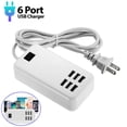 thumbnail image 1 of Chargeur Mural Multi-USB 30W 6 Ports Adaptateur Secteur pour Appareils Alimentés par Usb, 1 of 6